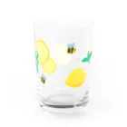 わおさきのハチとレモン＋ミント Water Glass :left