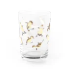 piro piro piccoloのjumping duckling Water Glass :left