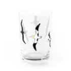 piro piro piccoloのアホウドリたち Water Glass :left