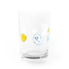 sasakinanaのくまと歯とうさぎとレモンとおばけ Water Glass :left