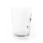 のべ子のスケルトンあずきさん Water Glass :left