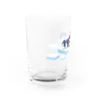 トマトマーケットの南極に来たクマとカニ Water Glass :left