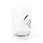 繁田穂波のブラッククラゲ グラス Water Glass :left