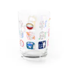 ERIKOERIN ART SHOPのさくらのすけ「ありがたき」 Water Glass :left