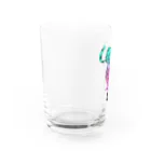 スナック麦の80,s Vinyl Water Glass :left