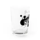 SCARSのペイントロゴ（ブラック） Water Glass :left