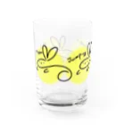 うさぎのらみゅうさのらみゅうさと満月 Water Glass :left