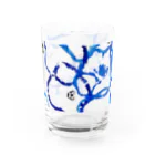 魔法のこむぎ໒꒱· ﾟのピーマン柄 Water Glass :left