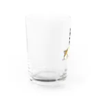 café Mo.freeのつかれた Water Glass :left