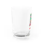 🎶カエルワールド✨🎶世界に一つだけのオリジナルグッズ🎶の独特なカエルイラストグッズ Water Glass :left