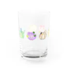 いなりずしランドの7匹のおしり Water Glass :left