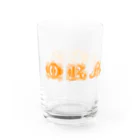 ぞののORANGE ロゴ Water Glass :left