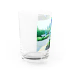 Tesoroの雨の蒼 Water Glass :left