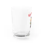 お化け屋アメリカ店の全力疾走むぎ茶くん Water Glass :left