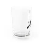 たんたん保護猫グッズのモコ蔵くん Water Glass :left