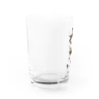 たんたん保護猫グッズのチョビオくん Water Glass :left