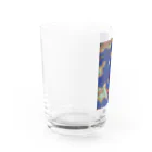 wowowのblue earth Water Glass :left