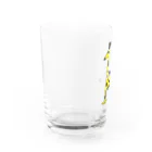 麦畑のキリンY(下手な絵) Water Glass :left