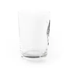 むぎのシマウマ Water Glass :left