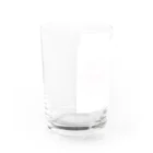 cris mateのメイドハートガッツピンク Water Glass :left