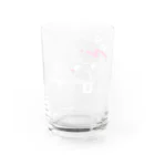 ねむ・のどかのねむイラスト白 Water Glass :left