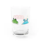 真奈美のしりとり生物山ウス達 Water Glass :left