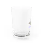 プルーミィグッズのホワイトベタ Water Glass :left