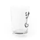 麦畑の本の上でドヤ顔の猫 Water Glass :left