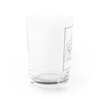 ぶるのブルドックです。 Water Glass :left