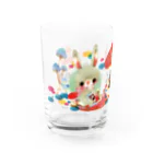 milkchaiのきのことうさぎ Water Glass :left