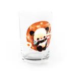 milkchaiのドーナツパンダちゃん Water Glass :left