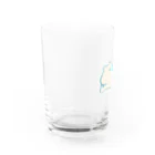 ぽよのはら(と仲間たち)のポップなごろ寝くま Water Glass :left