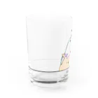 おみのおみその色落ちたことねこ Water Glass :left