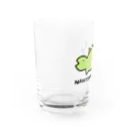 なみわさのアトリエのなんとかサウルス Water Glass :left