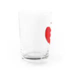 お参りとかげのぶれいきんはーと Water Glass :left