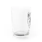 yyyyのsibakenface Water Glass :left