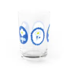 kurogoma.の青い花 Water Glass :left