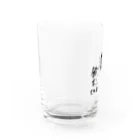 Tamarの人生辛いし酒飲むcarグラス Water Glass :left