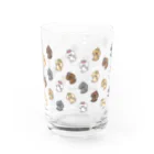 ししまる ともみのおめかし！ トップノットプードルず！ Water Glass :left