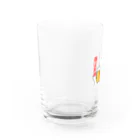 コニシの二重アゴのうさぎ～酒は友達ver.～ Water Glass :left