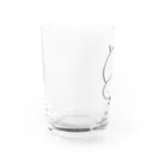 えんがわカフェの子供の描いた生き物 Water Glass :left