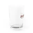 るま@沖縄グッズ販売中のあわもりでーじすきやいびんどー Water Glass :left