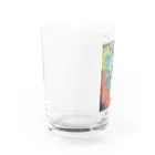 ゴーヤの気まぐれのお姫さまと王子さま Water Glass :left