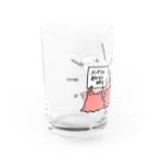 まいにちめんだこのお店の抗議するメンダコ Water Glass :left