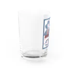 ENOSHIMAのヘブライ語ガール Water Glass :left