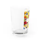 TONAMI NAOKIのタロット物販ブースのTONAMI NAOKI LOGO Water Glass :left