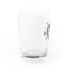 ミニマムユニヴァース@SUZURIのハリネズミのハリさんグラス Water Glass :left