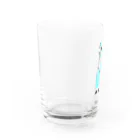 ウサネコのカクテル　チャイナブルー Water Glass :left
