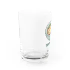 猫と釣り人のテンプラソバ_2 Water Glass :left