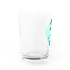 ねぎのおでかけチョコミントくまさん Water Glass :left